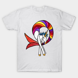 Rainbow Mermaid Unicorn — Mermay Unicorn Illustration series T-Shirt